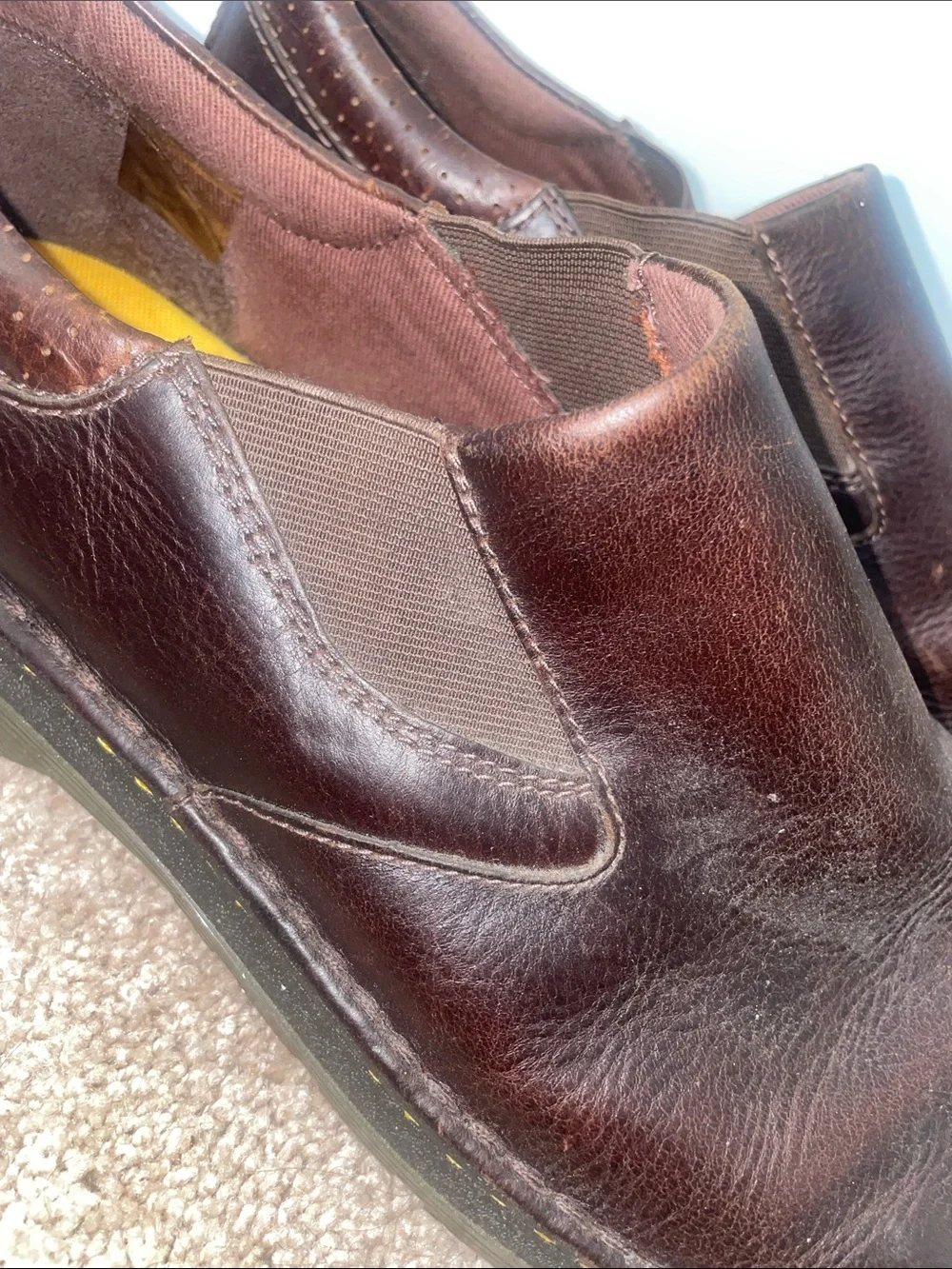 Dr. Martens Orson Slip-On Men's Casual Leather Shoes - Brown leather